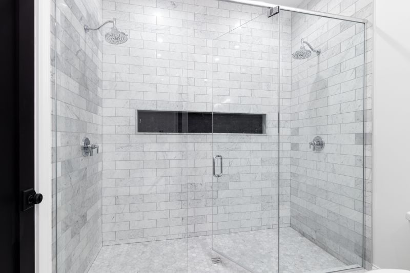 Walk-In Shower with Glass Walls